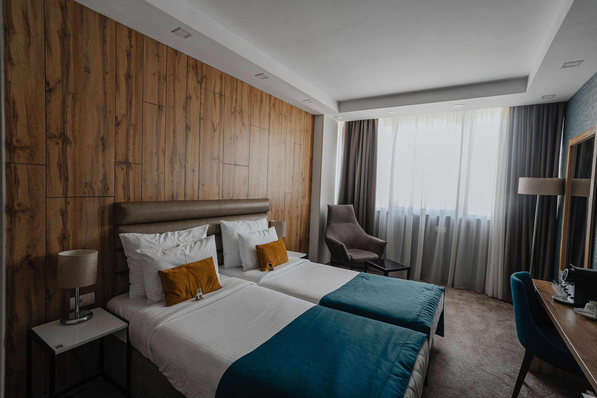 a deluxe double room