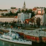 a view from the belgrade bridge