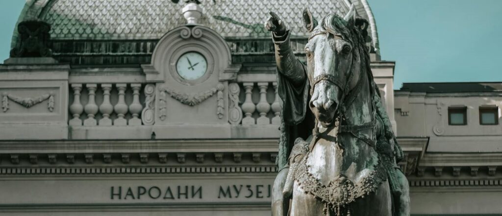 a monument in belgrade
